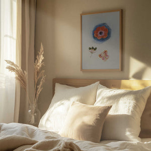 Tablou înramat „Etude de fleurs” de Odilon Redon