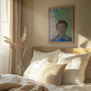 Tablou înramat „Portrait of Ari Redon” de Odilon Redon