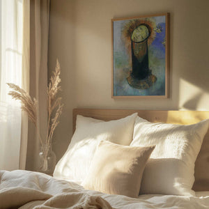 Tablou înramat „The Head of John the Baptist” de Odilon Redon