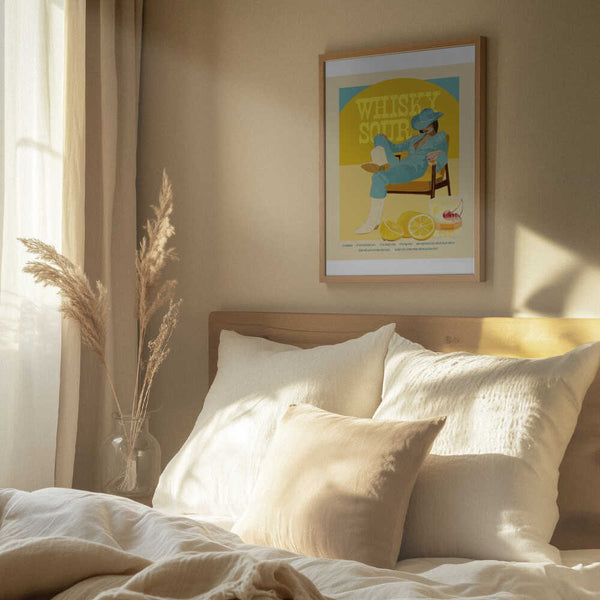 Tablou înramat „Jlr Cocktails Whiskysour” de Jenny Liz Rome