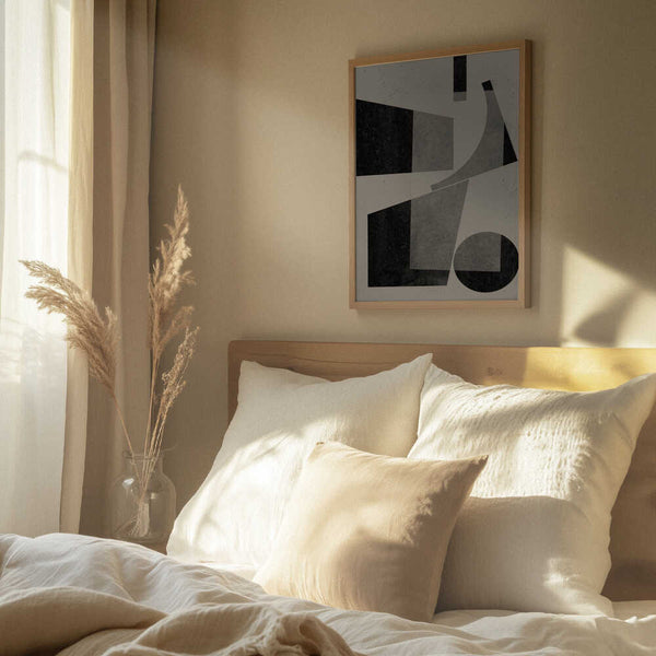 Tablou înramat „Geometric Harmony” de THE MIUUS STUDIO