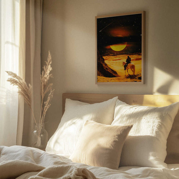 Tablou înramat „Western Space Adventure” de Taudalpoi