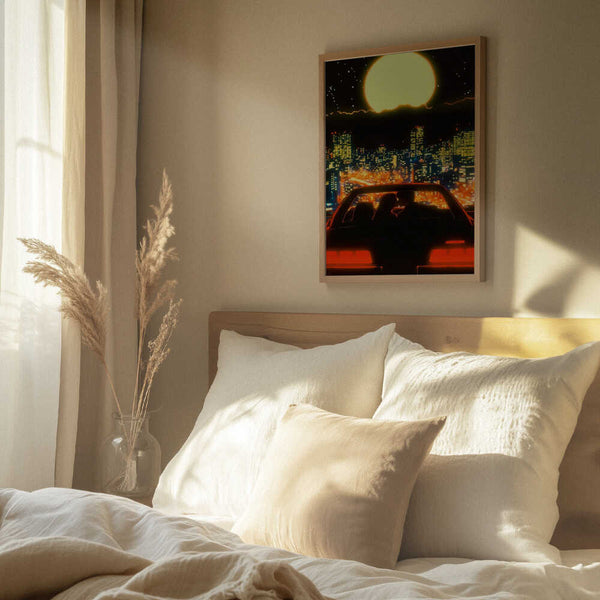 Tablou înramat „Love Over Japan” de Taudalpoi