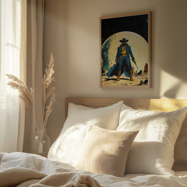 Tablou înramat „Cosmic Sheriff” de Taudalpoi