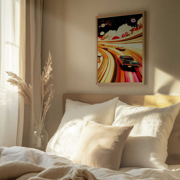 Tablou înramat „Flower Race” de Taudalpoi