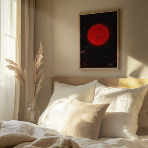 Tablou înramat „Red Moon” de Taudalpoi
