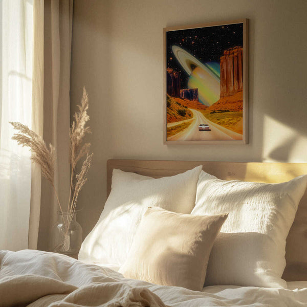 Tablou înramat „Road Trip to the Rings of Infinity” de Taudalpoi