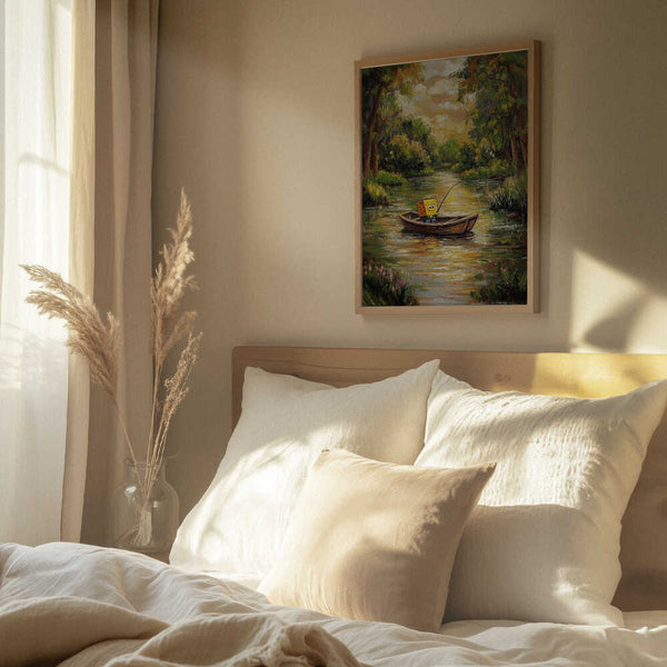 Tablou înramat „Bob by the river” de Dikhotomy