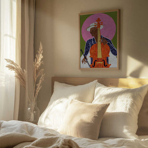 Tablou înramat „MUSICIAN GUY VII” de Gulcihan Ozguc