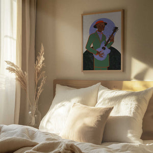 Tablou înramat „MUSICIAN GUY XII” de Gulcihan Ozguc
