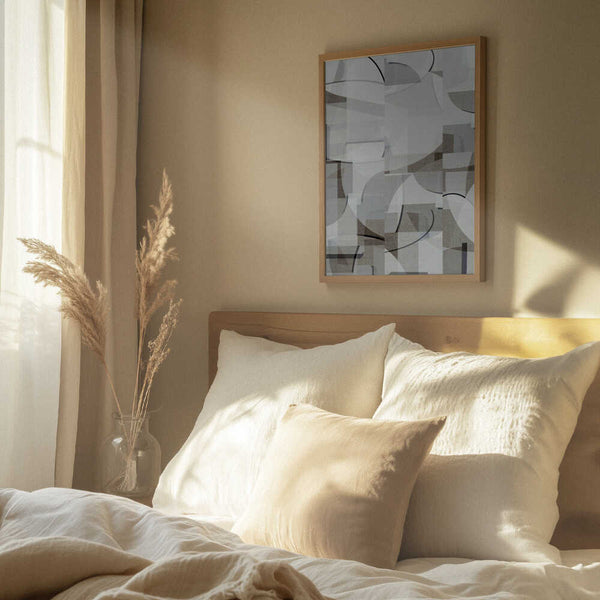 Tablou înramat „Neutral Curves 7” de cartissi