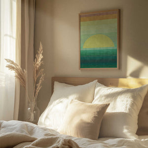 Tablou înramat „Stylized Sunset” de Vitor Costa