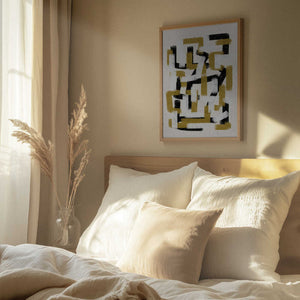 Tablou înramat „Labyrinthine Hues” de THE MIUUS STUDIO