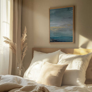 Tablou înramat „A Serene Seascape” de Julia Contacessi