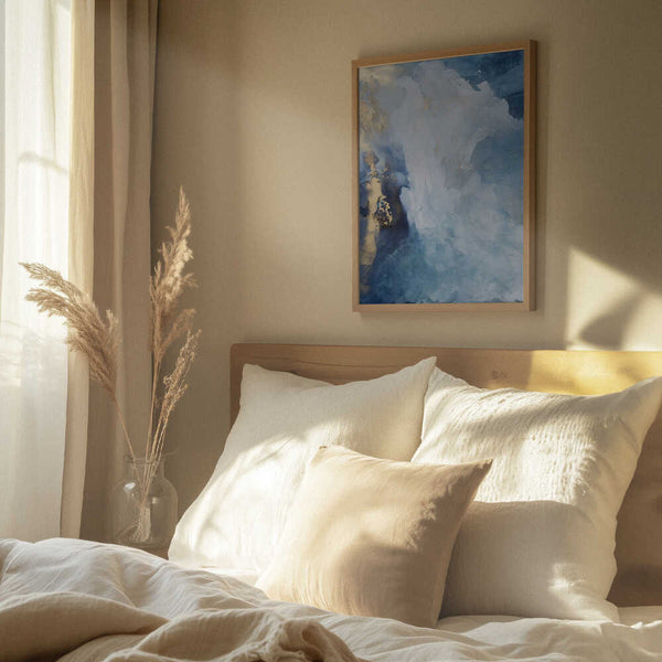 Tablou înramat „Celestial Waves” de Julia Contacessi