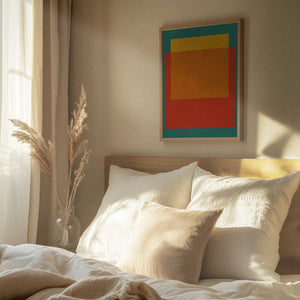 Tablou înramat „Vibrant Layers” de Vitor Costa