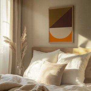Tablou înramat „Geometric Spring Summer” de Nilesh Kulkarni
