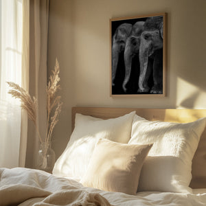 Tablou înramat „Nature\'s great masterpiece, an elephant; the only harmless great thing ...” de Yvette Depaepe