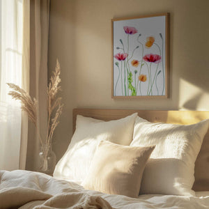 Tablou înramat „Poppies” de Mandy Disher