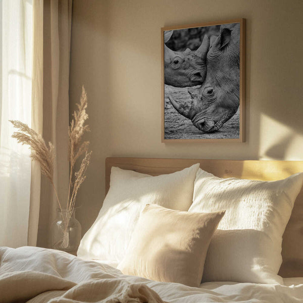 Tablou înramat „Face to face” de Jesus Concepcion Alvarado