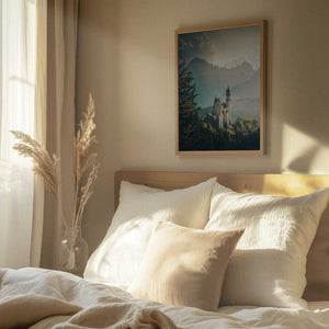 Tablou înramat „Neuschwanstein Castle” de Cuma Cevik