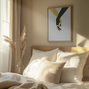 Tablou înramat „Holding Hands” de Pictufy Studio II