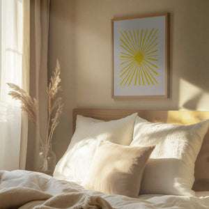 Tablou înramat „The Sun” de Pictufy Studio
