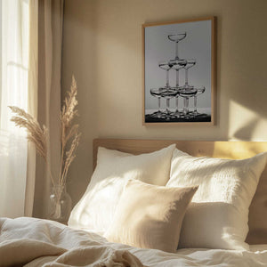 Tablou înramat „Champagne tower_6” de Pictufy Studio III