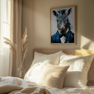 Tablou înramat „Hipster zebra” de Justyna Jaszke