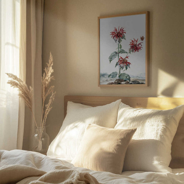 Tablou înramat „A Red Bergamot In a Landscape” de Aert Schouman