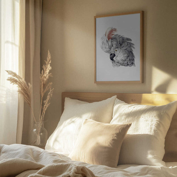 Tablou înramat „Cockatoo Head” de Aert Schouman