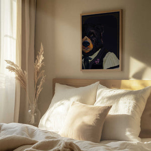 Tablou înramat „Bear” de The Whiskey Ginger