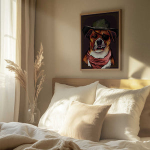 Tablou înramat „Dog” de The Whiskey Ginger