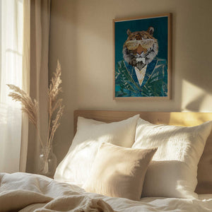 Tablou înramat „Tiger Jungle Jacket 2” de Sarah Manovski