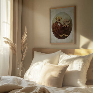 Tablou înramat „Victorian-style Portrait Couple” de Mike Koubou