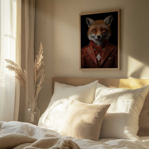 Tablou înramat „Red Fox Portrait” de Andreas Magnusson