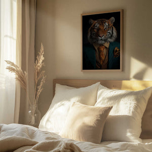 Tablou înramat „Tiger Portrait” de Andreas Magnusson