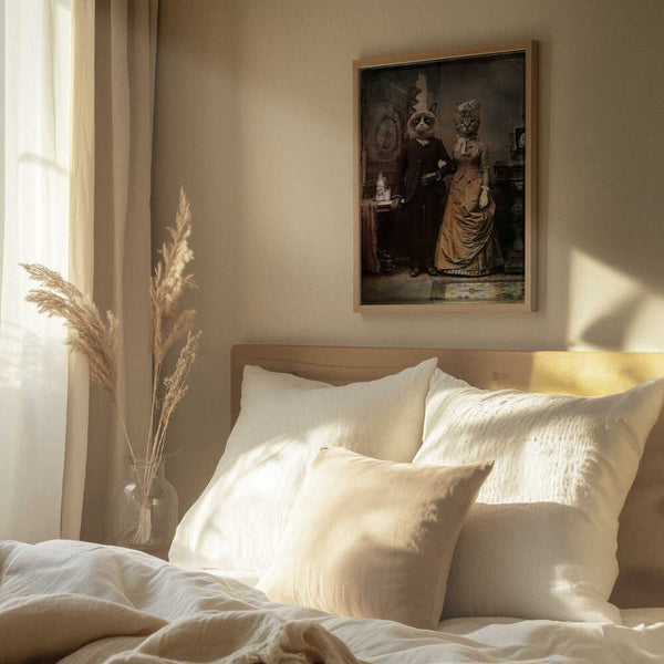 Tablou înramat „Cat Couple” de DDiArte