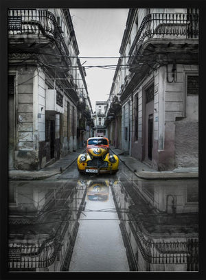 Tablou înramat „Classic old car in Havana, Cuba” de Svetlin Yosifov