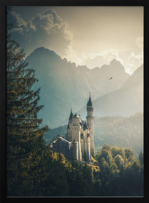 Tablou înramat „Neuschwanstein Castle” de Cuma Cevik