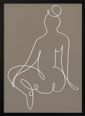 Tablou înramat „Sitting Down 02” de Pictufy Studio II