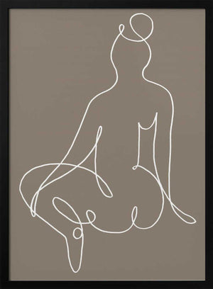 Tablou înramat „Sitting Down 02” de Pictufy Studio II