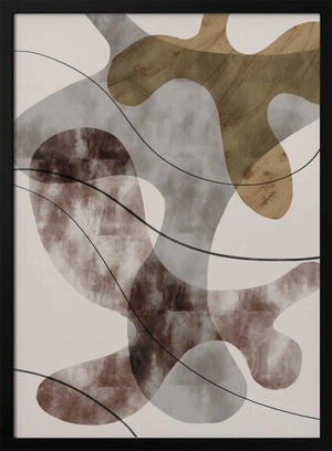 Tablou înramat „Brown Seaweed” de Pictufy Studio II