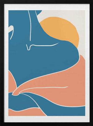 Tablou înramat „Blue Shoulder” de Pictufy Studio II