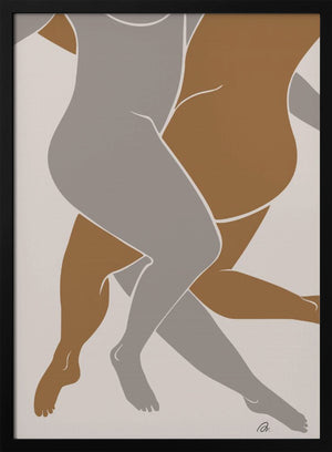 Tablou înramat „Lovers Beige” de Pictufy Studio II