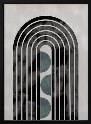 Tablou înramat „arch_capsule_001_green” de Pictufy Studio II