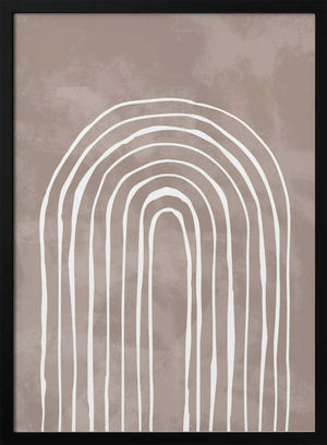 Tablou înramat „Arch_one way_003_white” de Pictufy Studio II