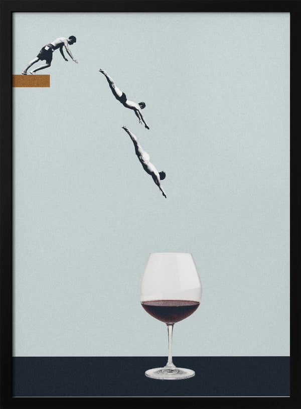 Tablou înramat „Your best friends forget you get old” de Maarten Léon