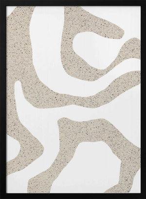 Tablou înramat „Sandy Contours” de uplusmestudio
