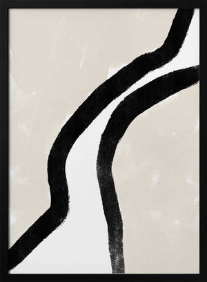 Tablou înramat „Bold Black Lines” de uplusmestudio